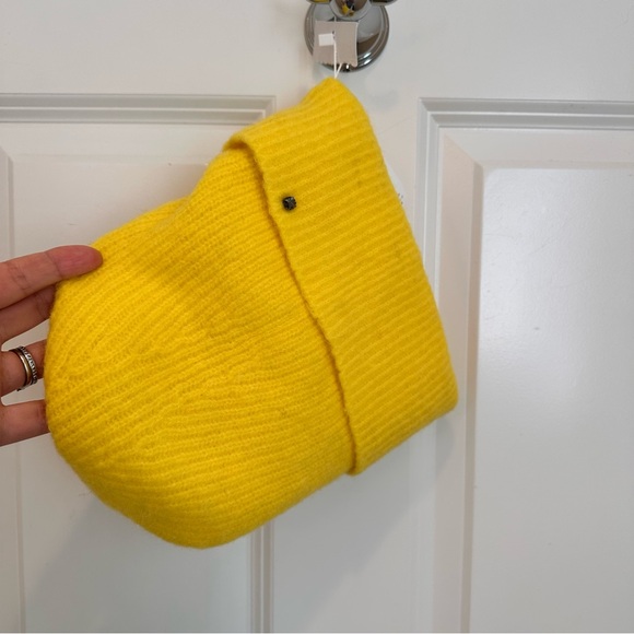 MadeInItaly Marina Rinaldi by Max Mara Label-cut Alpaca Blend Beanie OS Spring - Picture 5 of 10